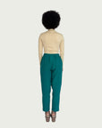 Linen Daily Slacks in Teal