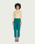 Linen Daily Slacks in Teal