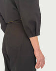 Contoured Bolero Jacket in Black