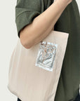 Stuffable Shopper — Foil Form Pocket, Winter Peach