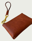 Wildgrain Mini Wristlet in Cognac