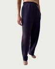 Organic Contoured Cotton Arc Pant in Evening Violet