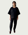 Air Loom Integral Balloon Pants in Black