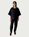 Air Loom Integral Tether Tee in Black