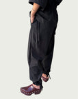 Air Loom Integral Balloon Pants in Black