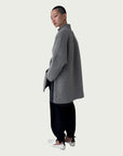Principal Wrap Coat in Eileen Gray