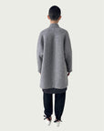 Principal Wrap Coat in Eileen Gray