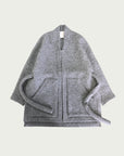 Principal Wrap Coat in Eileen Gray