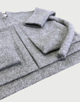 Principal Wrap Coat in Eileen Gray