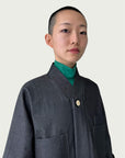 Japanese Denim Parachute Overcoat