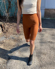 High Top Bike Short in Persimmon - 11"