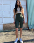 High Top Bike Short in Royal Fern - 11"