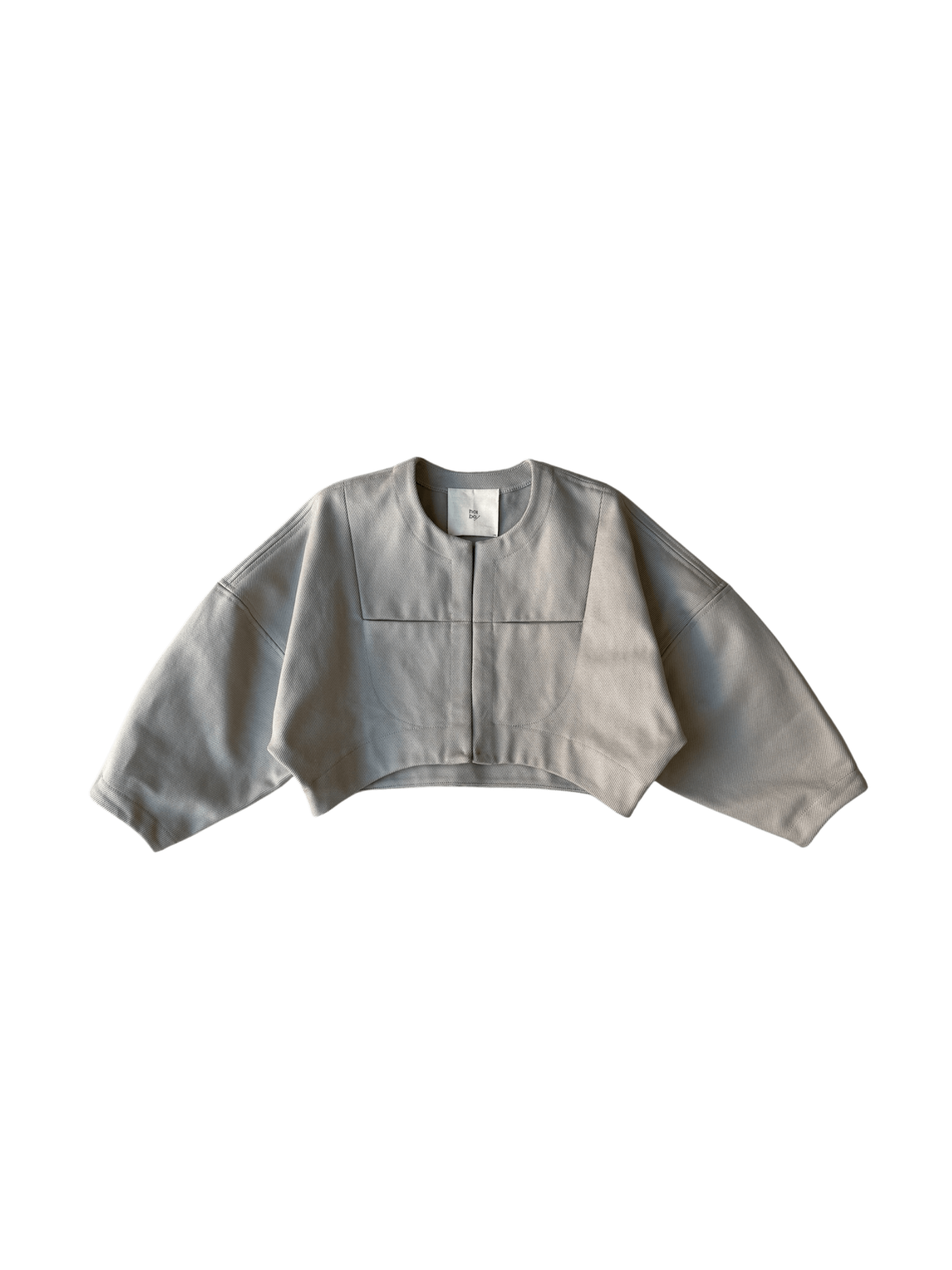 Contoured Bolero Jacket in Dove Grey