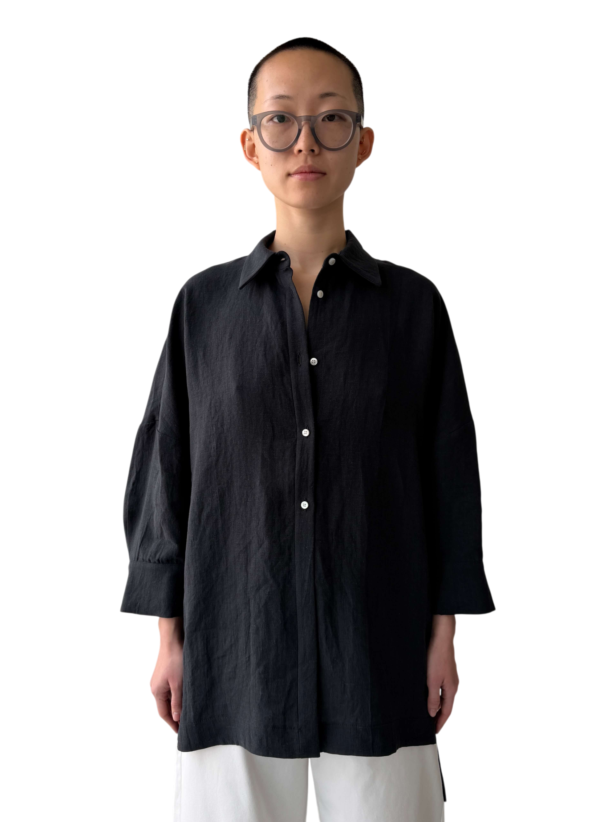 Linen Sunshade in Brushed Black – Hoi Bo