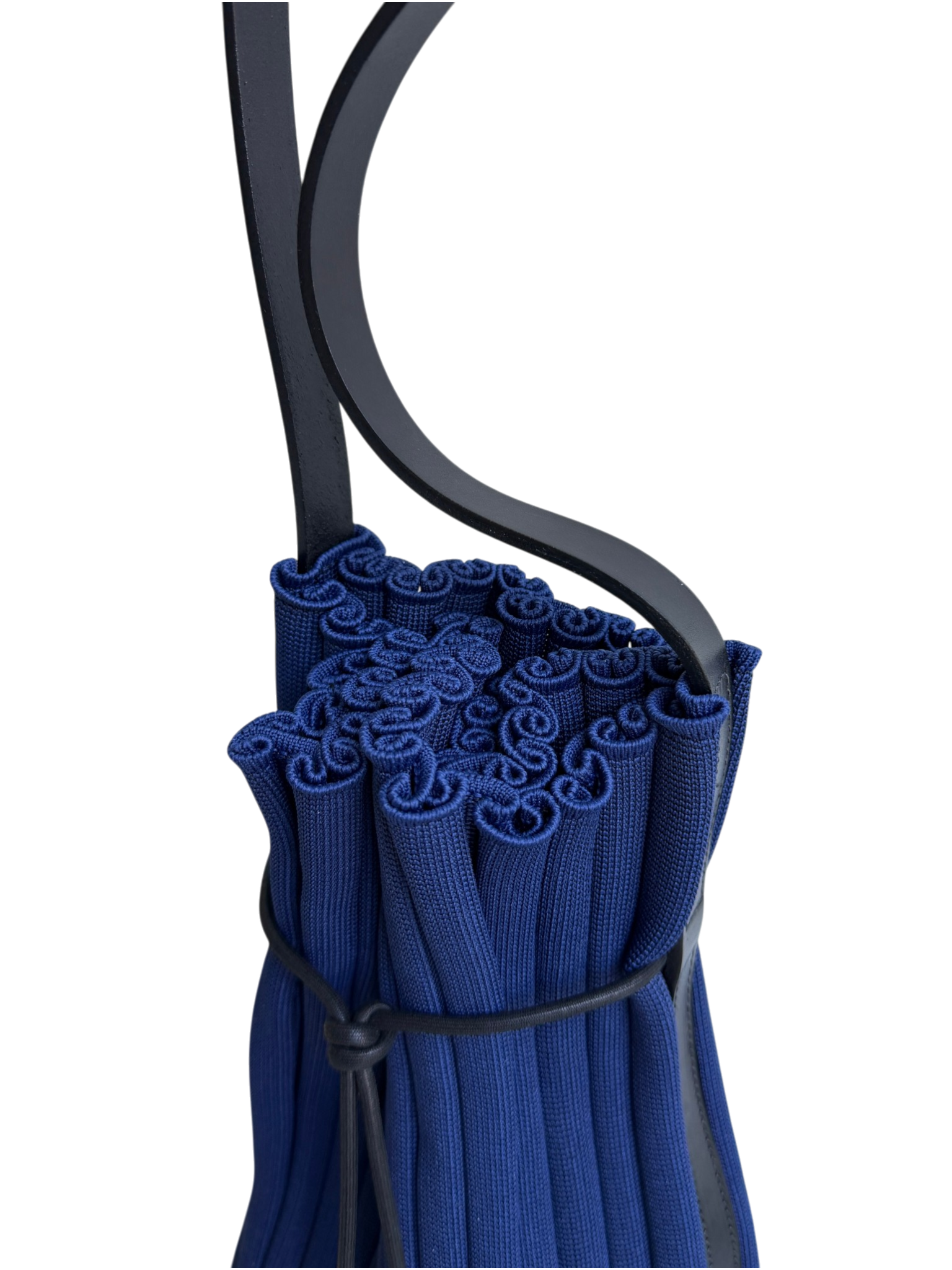 Exhale Supernova Shoulder Tote in Ink Blue + Black