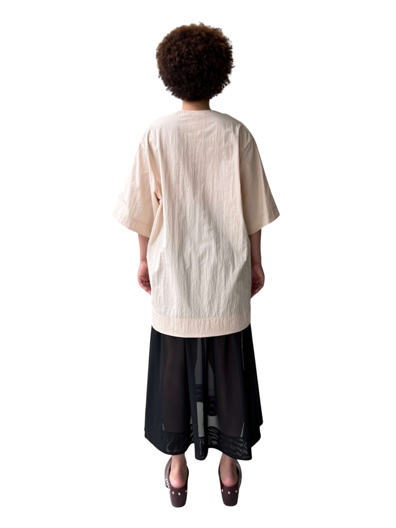 Airloom Exaggerated Tee in Winter Peach