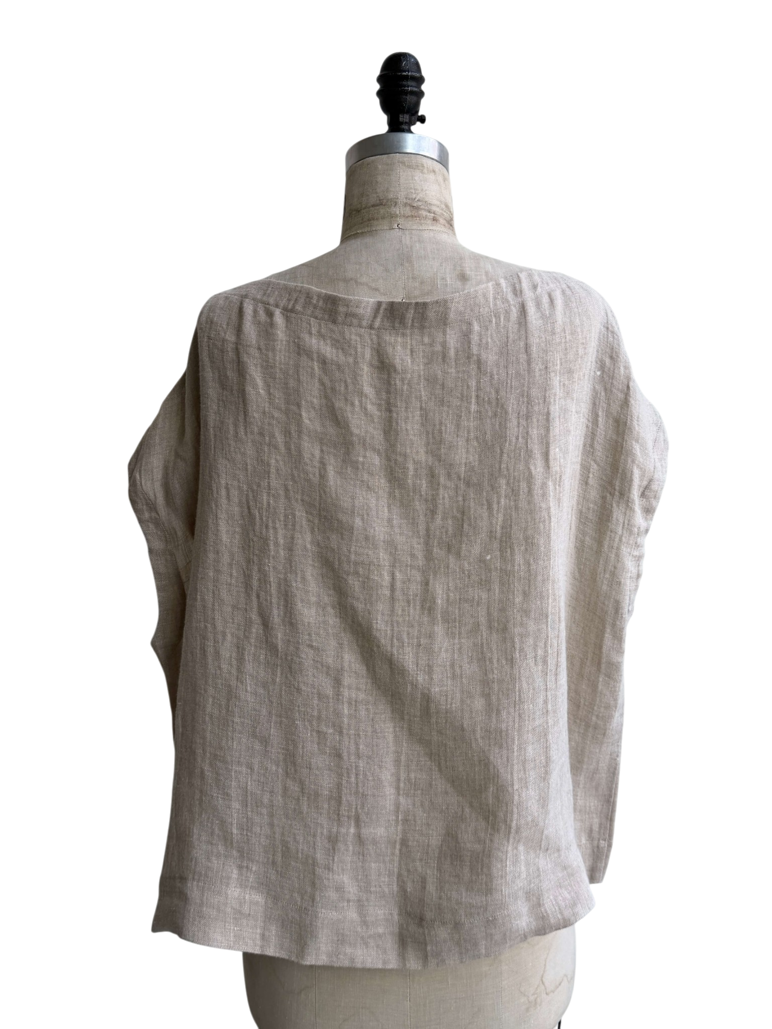 Linen Gauze Boatneck in Natural, medium / OG Price: $228.00