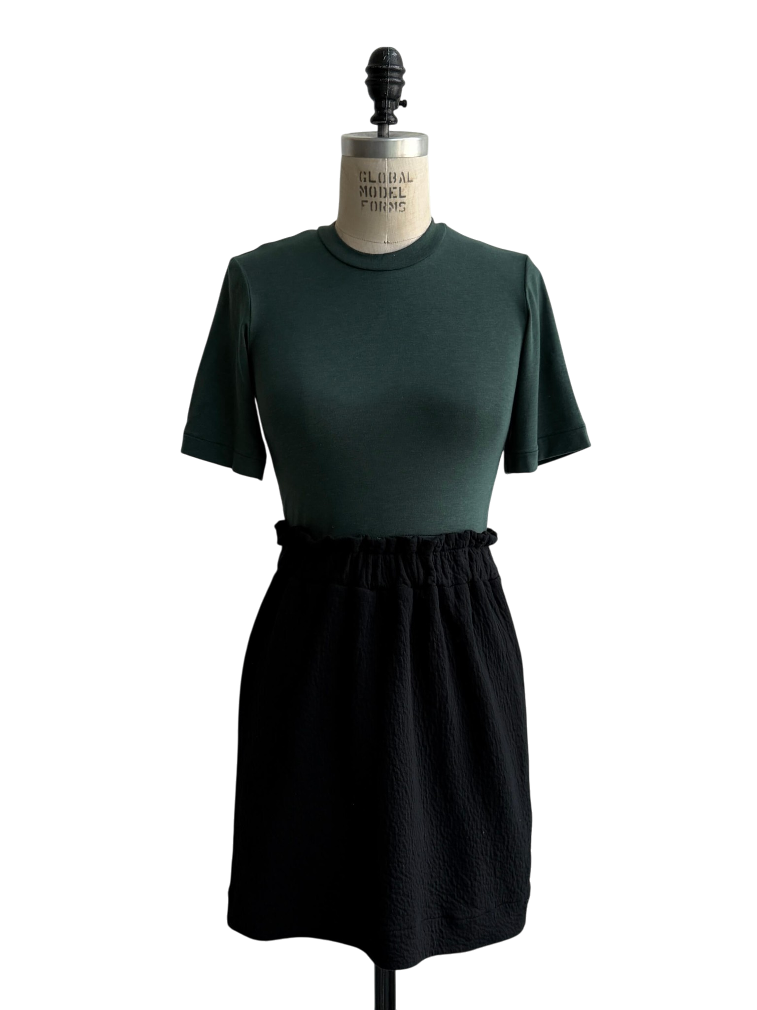 OPC Paper Bag Mini Skirt  Black, small / OG Price: