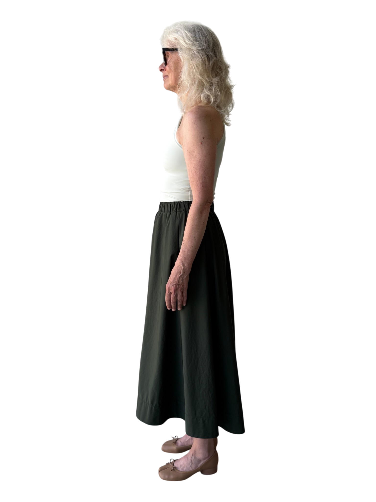 Asymmetrical Tank Top in Naked Mint