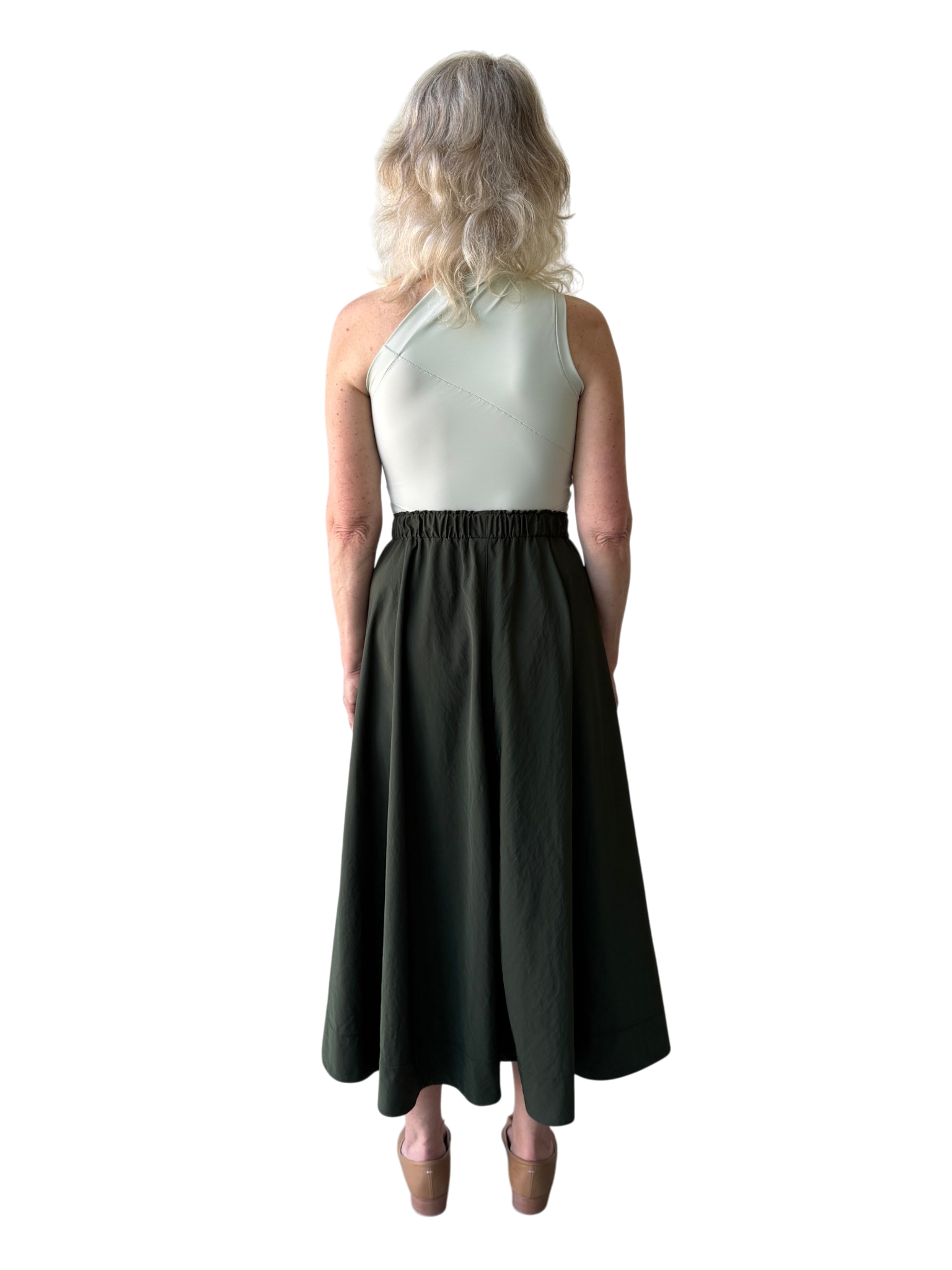 Asymmetrical Tank Top in Naked Mint