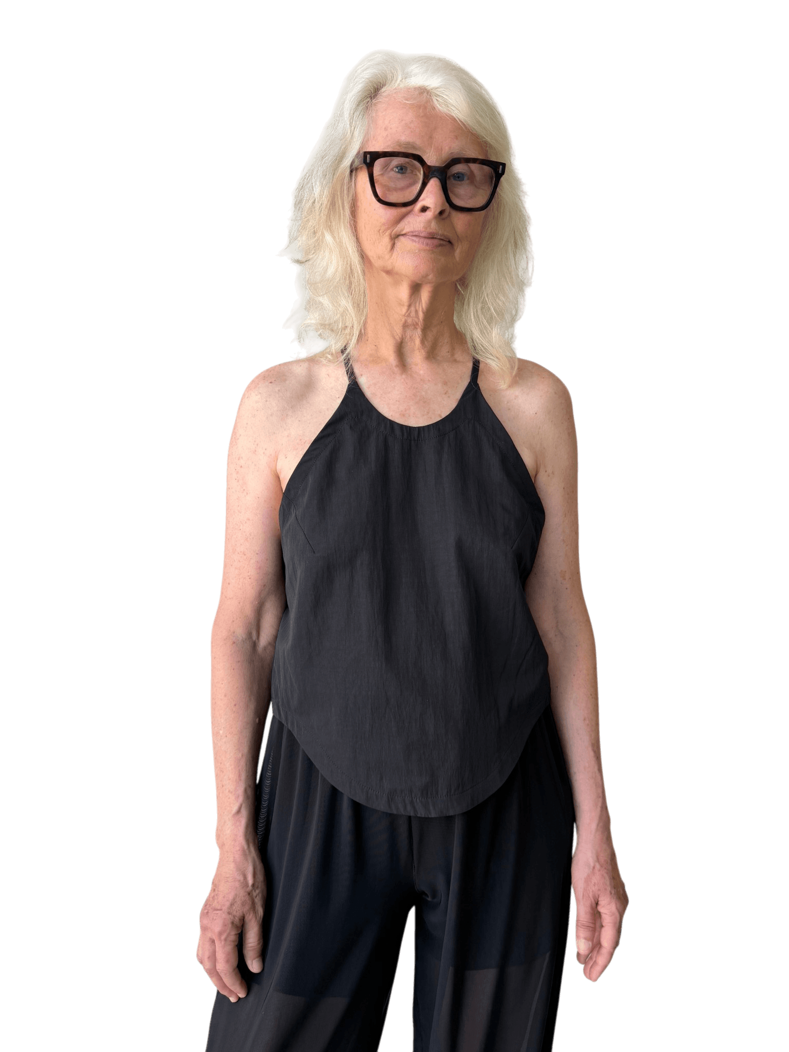 Airloom Softform Camisole Top in Muted Black