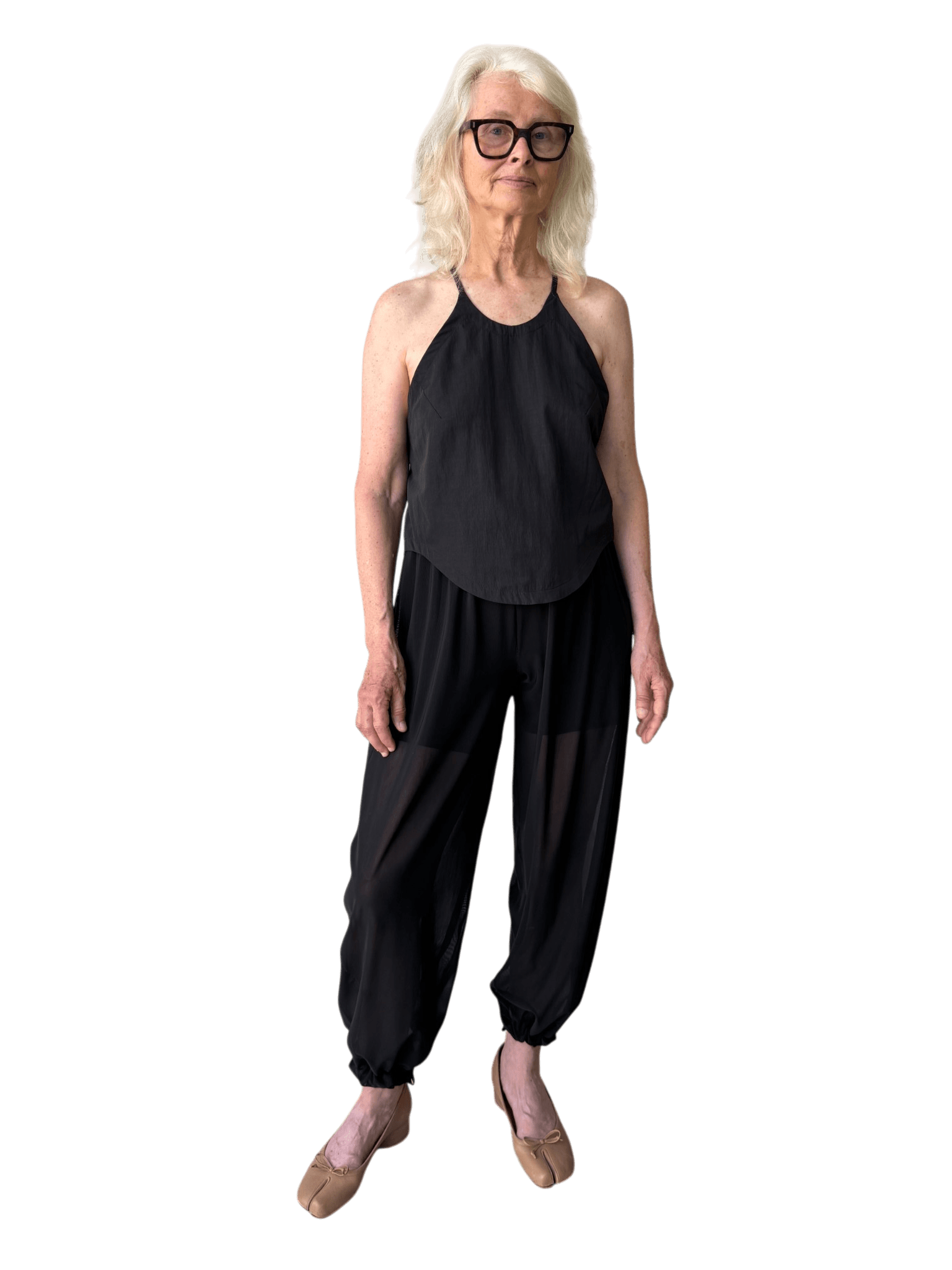 Airloom Softform Camisole Top in Muted Black