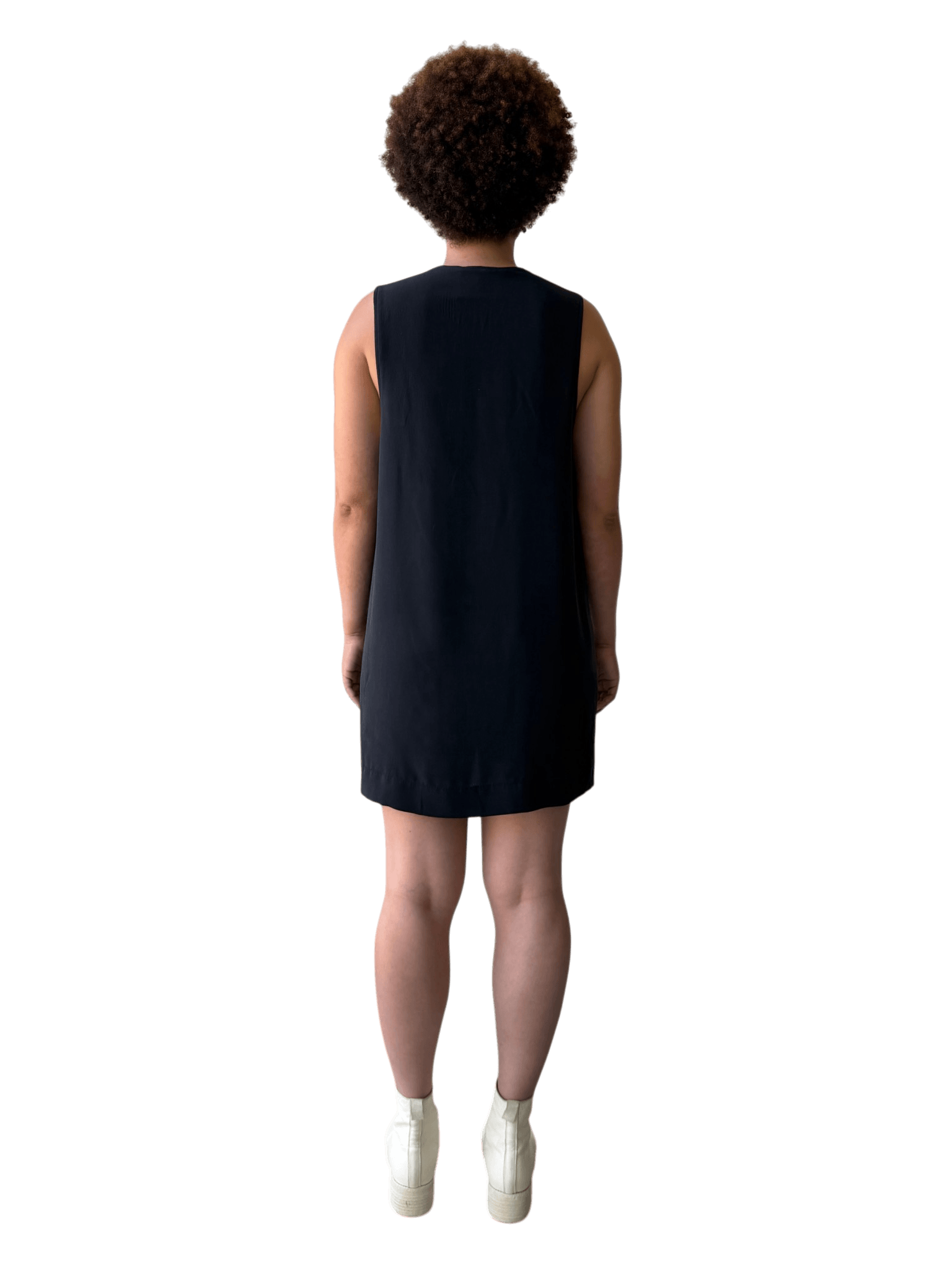 Silk Slip in Brushed Black