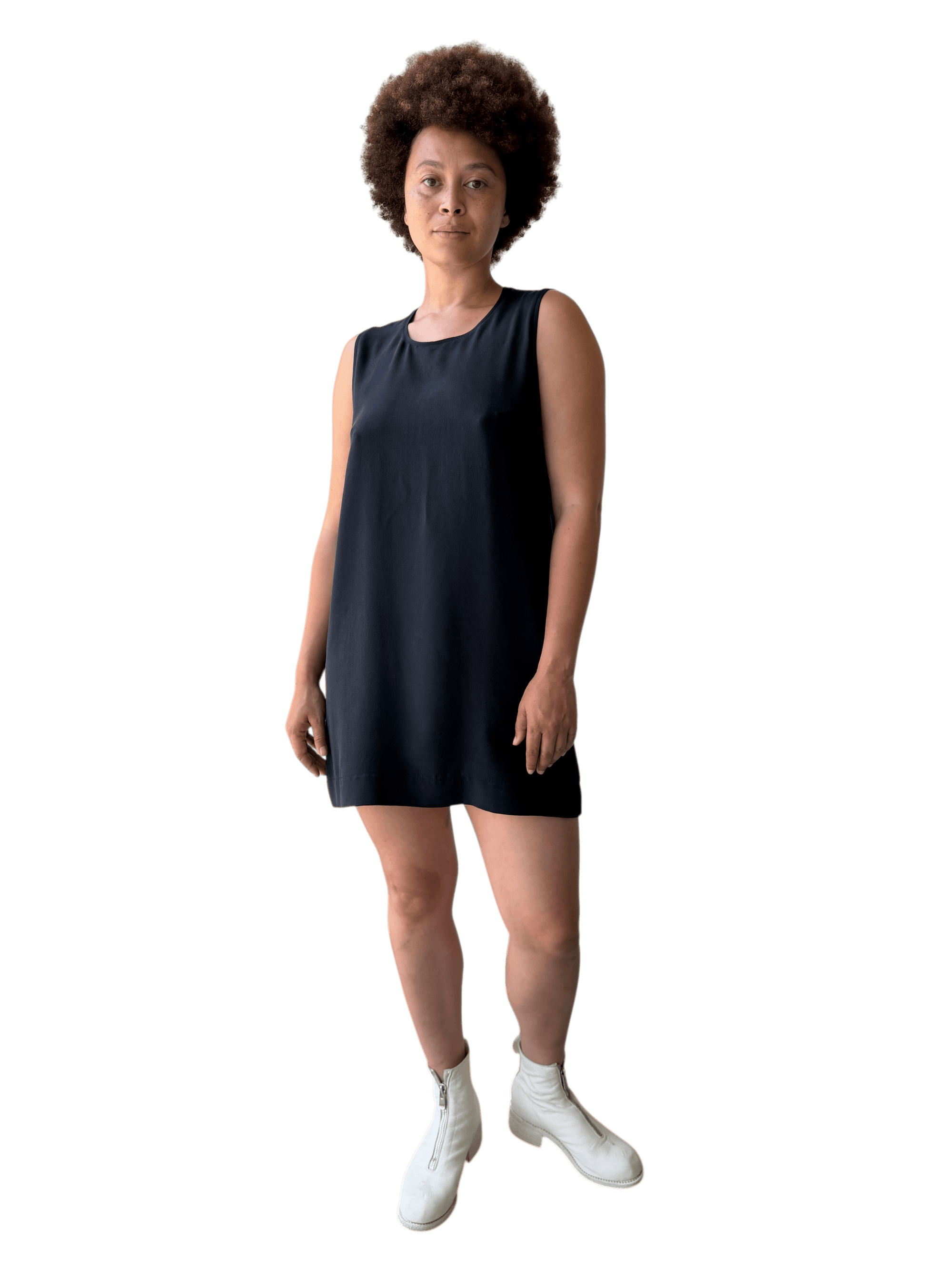 Silk Slip in Brushed Black