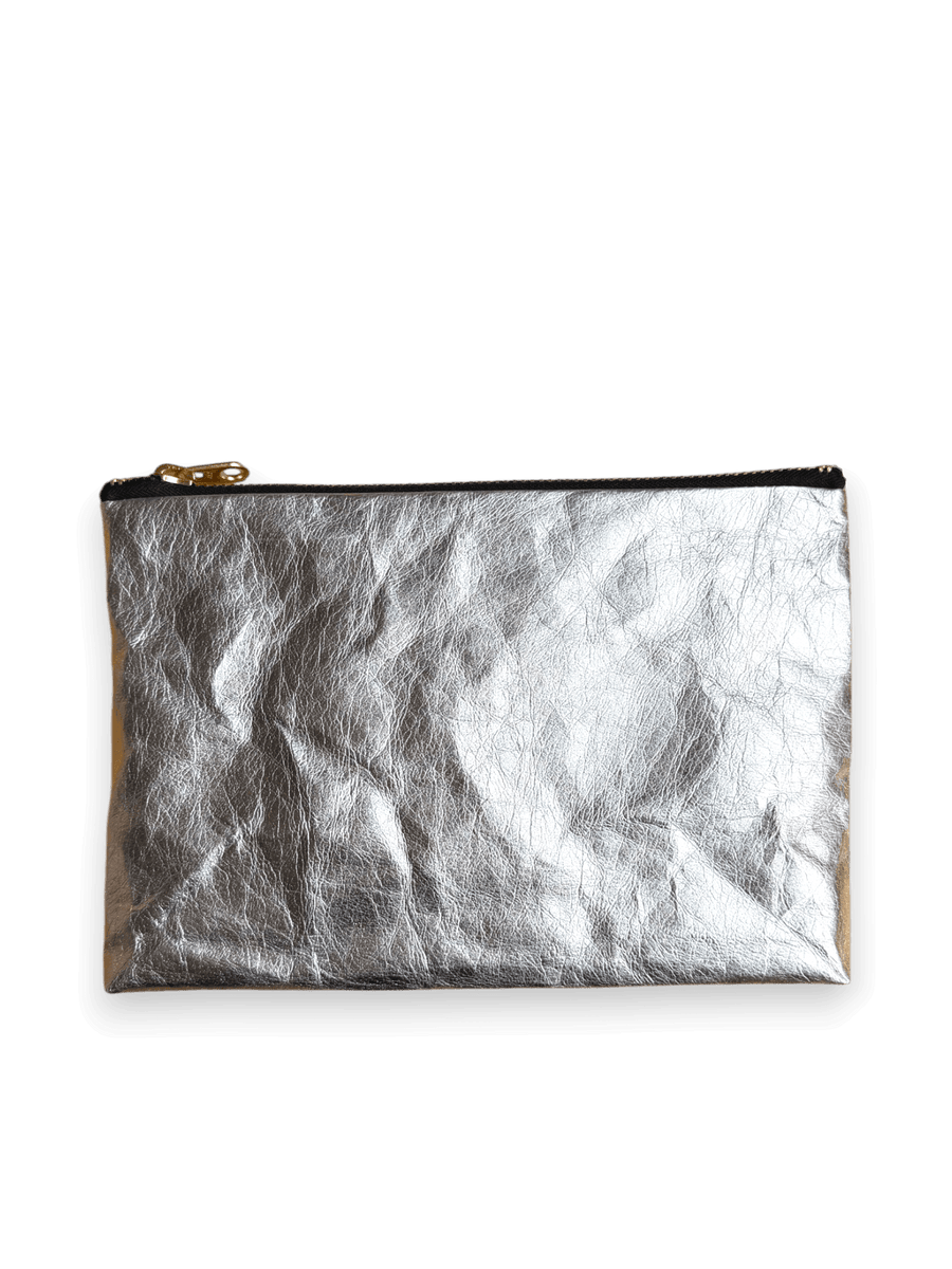 Foiled PAPERcloth Clutch+