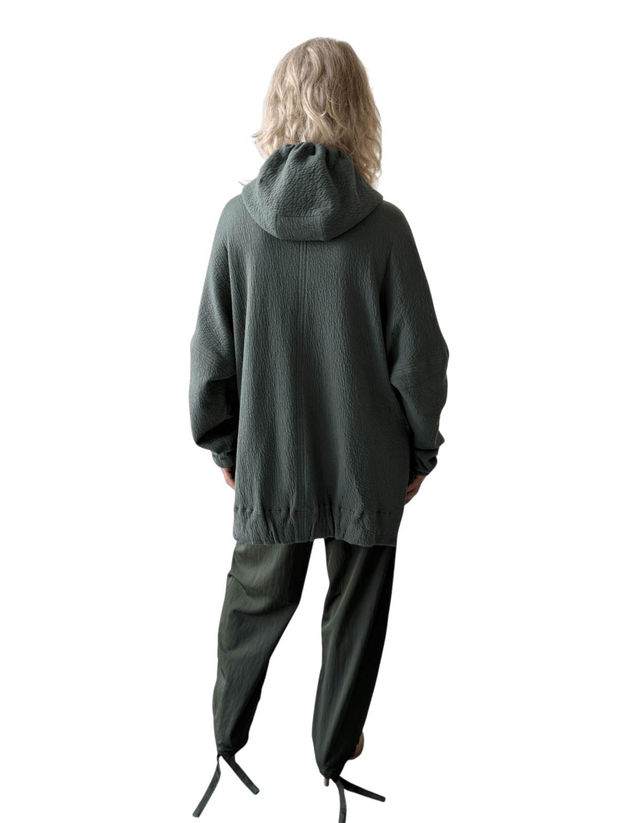 Organic Puffed Cotton A.D.C. Hoodie in Sage