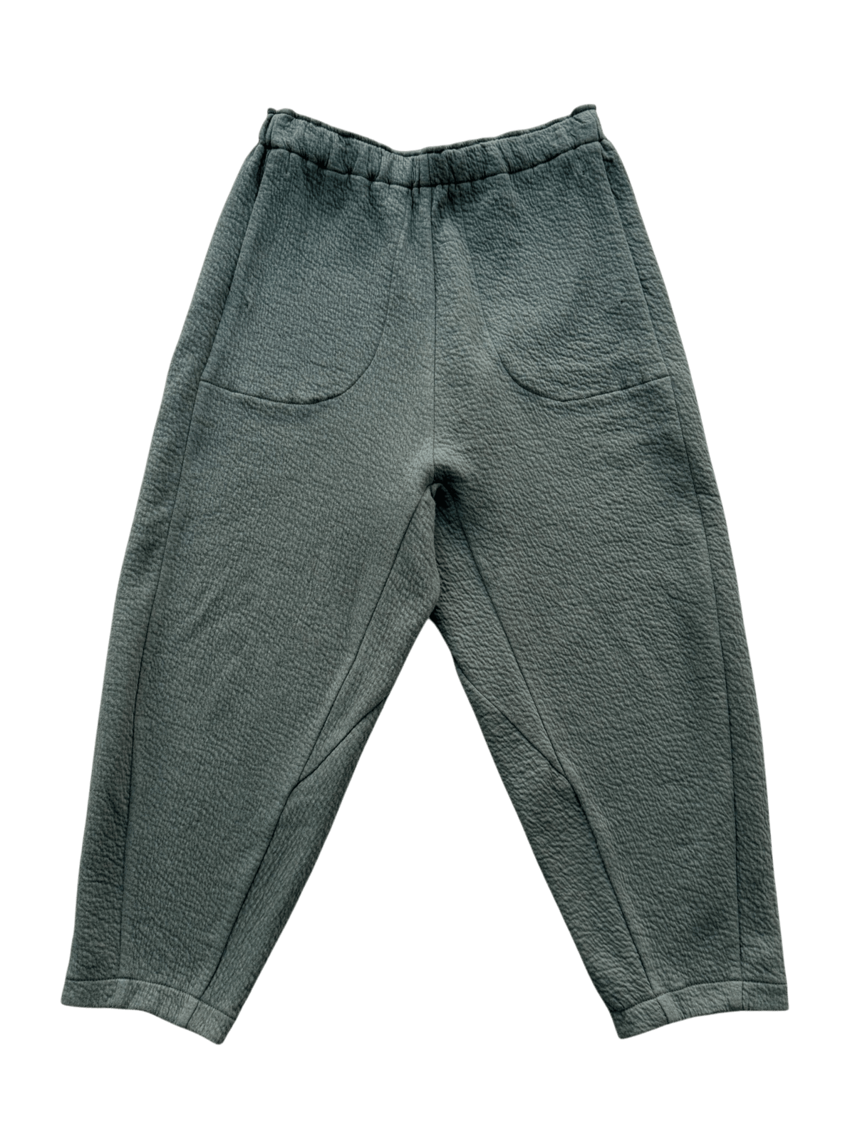 Organic Puffed Cotton A.D.C Drop Pant in Sage