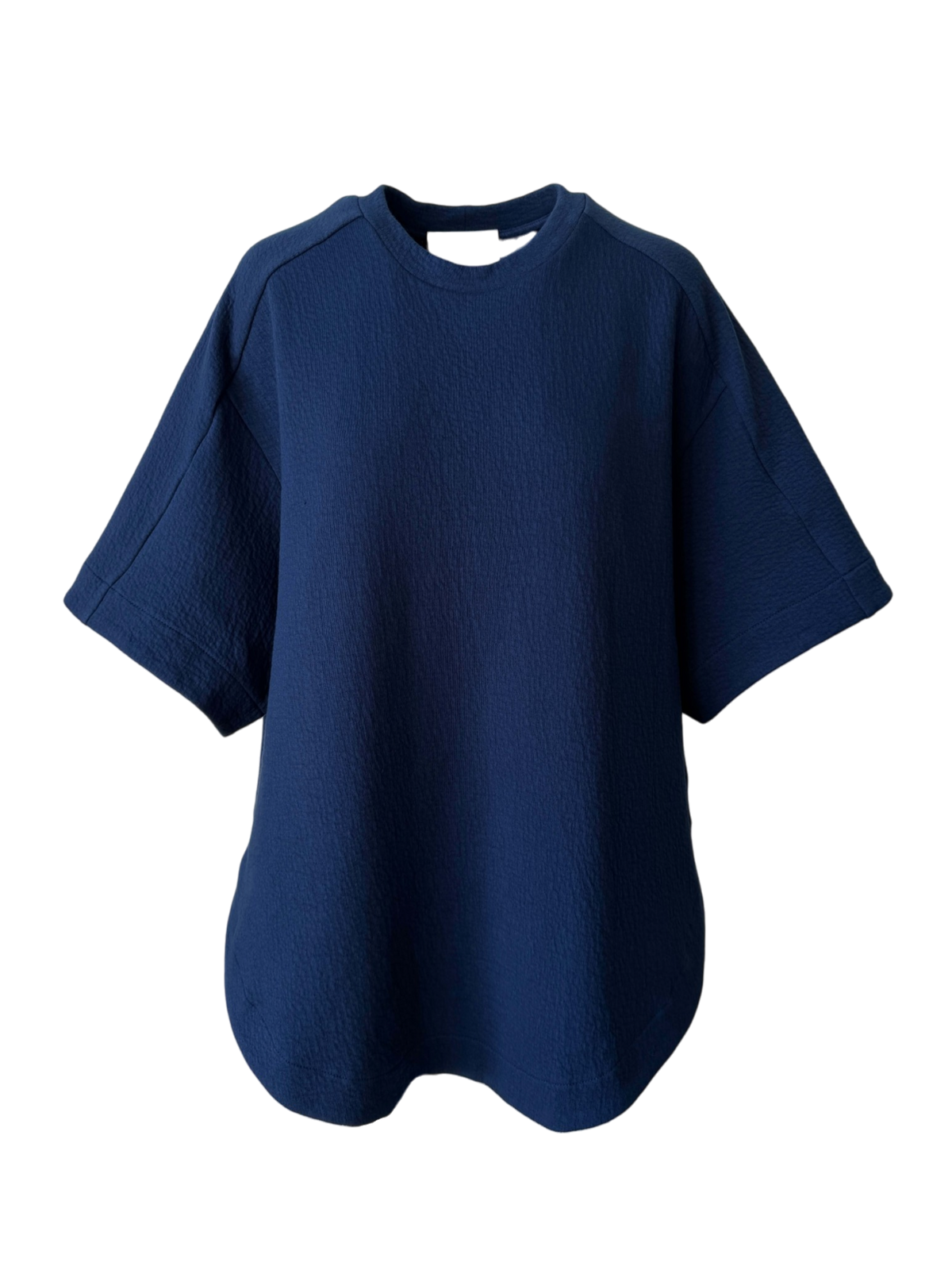 Organic Puffed Cotton Parachute Tee in Ultrablue