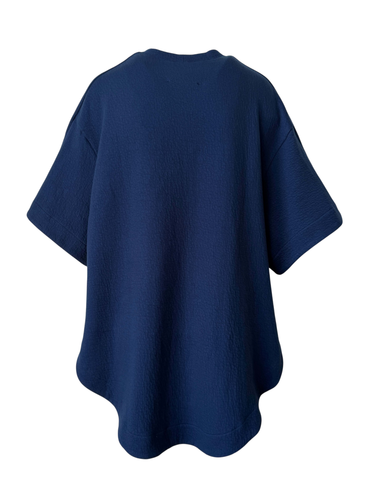 Organic Puffed Cotton Parachute Tee in Ultrablue