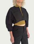 Contoured Bolero Jacket in Black