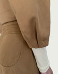 Contoured Bolero Jacket in Camel