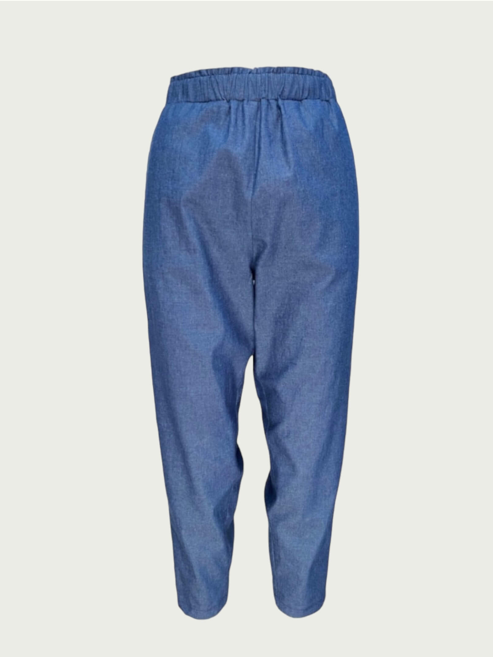 Gathered Slacks in Denim, large / OG Price: $228.00