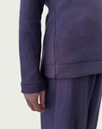 Organic Contoured Cotton Frame Top in Evening Violet
