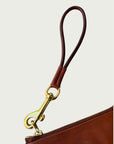 Wildgrain Mini Wristlet in Cognac