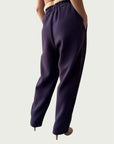 Organic Contoured Cotton Arc Pant in Evening Violet