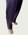 Organic Contoured Cotton Arc Pant in Evening Violet
