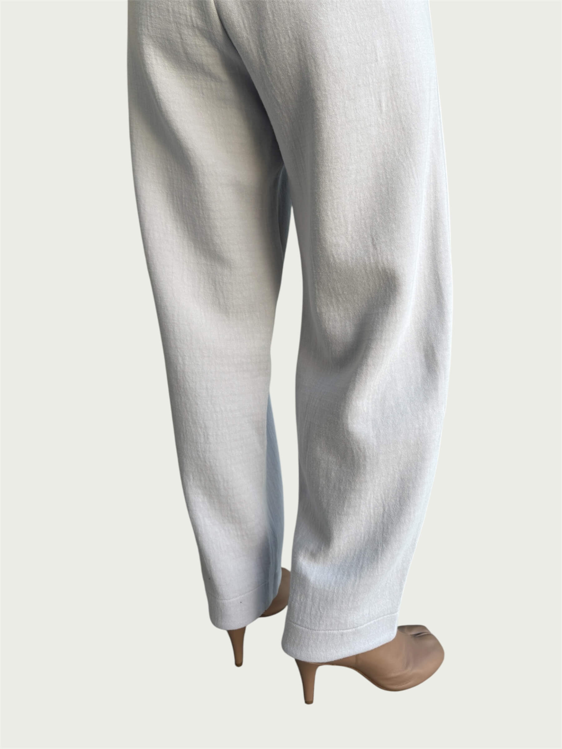 Organic Contoured Cotton Arc Pant in Porcelain