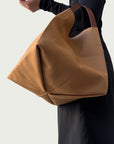 Boxed Mini Tote Bag in Camel