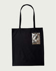 Stuffable Shopper — Foil Form Pocket, black