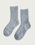Tibetan Wool Sock in Fog Grey