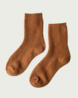 Tibetan Wool Sock in Nutmeg