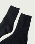 Tibetan Wool Sock in Black