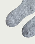 Tibetan Wool Sock in Fog Grey