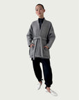 Principal Wrap Coat in Eileen Gray