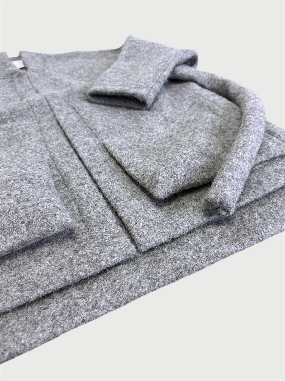 Principal Wrap Coat in Eileen Gray