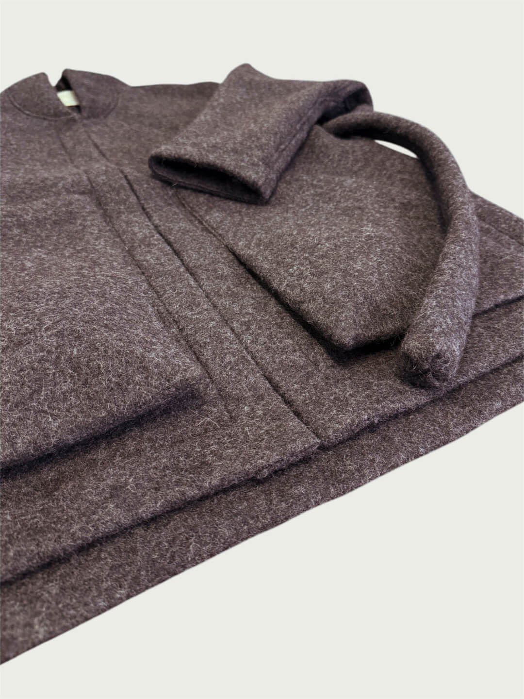 Principal Wrap Coat in Wood Smoke